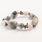 Earth's Jewels Semi-Precious Natural Jasper Pink Stretch Bracelet